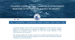 Desktop Screenshot of french-shipbrokers.org